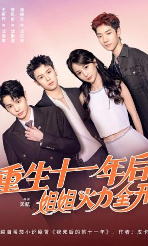 短剧《重生十一年后，姐姐火力全开》海报