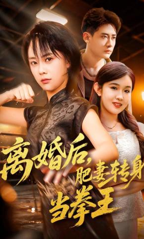 短剧《离婚后，肥妻转身当拳王》海报