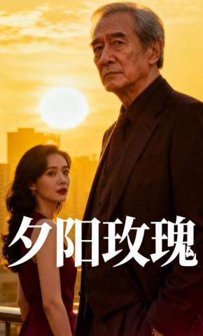 短剧《夕阳玫瑰》海报