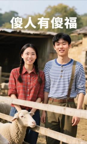 短剧《傻人有傻福》海报