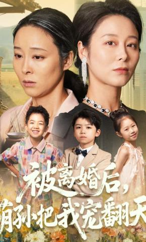 短剧《被离婚后，萌孙把我宠翻天》海报