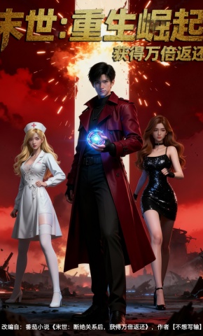 短剧《末世：重生崛起，获得万倍返还》海报