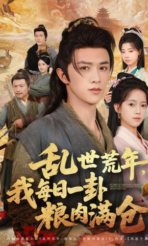 短剧《乱世荒年，我每日一卦粮肉满仓》海报