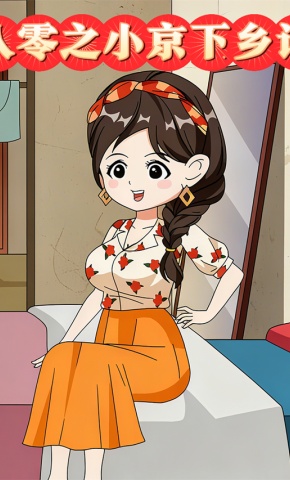 短剧《八零之小京下乡记》海报