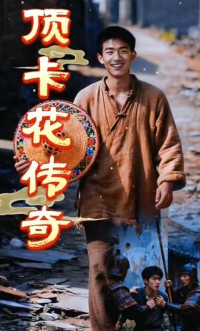 短剧《顶卡花传奇》海报