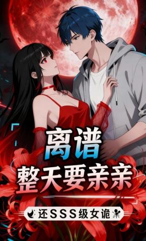 短剧《离谱，整天要亲亲，还SSS级女诡》海报