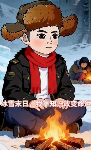 短剧《冰雪末日，我靠知识改变命运》海报