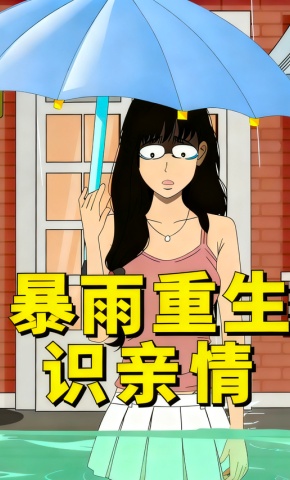 短剧《暴雨重生识亲情》海报