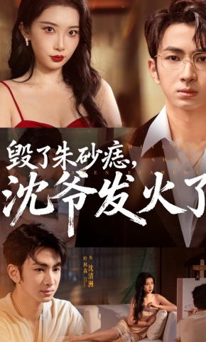 短剧《毁了朱砂痣，沈爷发火了》海报