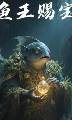 短剧《鱼王赐宝》海报