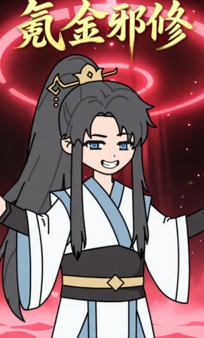 短剧《氪金邪修》海报