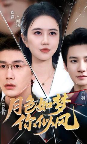 短剧《月色如梦你似风》海报