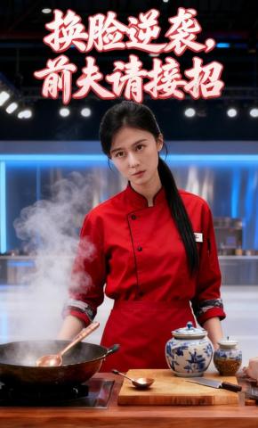 短剧《换脸逆袭，前夫请接招》海报