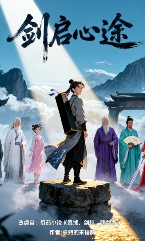 短剧《剑启心途》海报