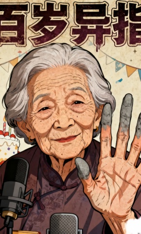 短剧《百岁异指》海报