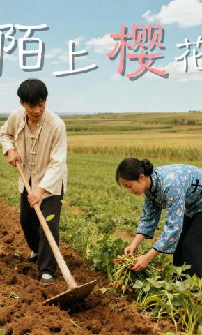 短剧《陌上樱花》海报