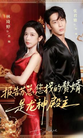 短剧《报告苏总，您找的赘婿是龙神殿主》海报