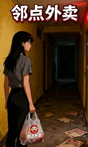 短剧《邻点外卖》海报