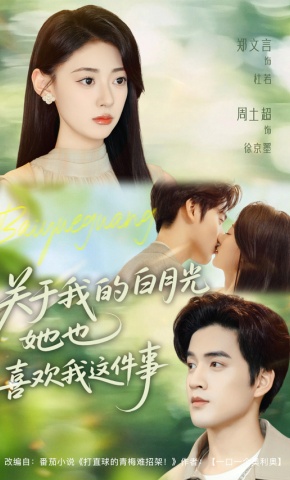 短剧关于我的白月光她也喜欢我这件事海报