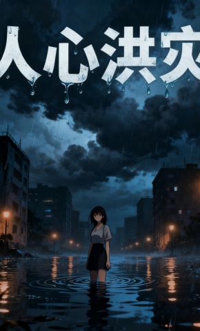 短剧《人心洪灾》海报