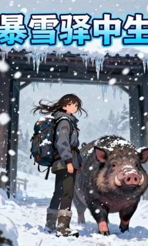 短剧《暴雪驿中生》海报