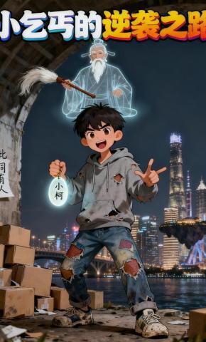 短剧《小乞丐的逆袭之路》海报