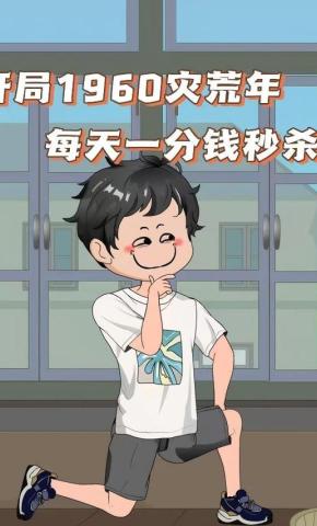 短剧《开局1960灾荒年，每天一分钱秒杀》海报
