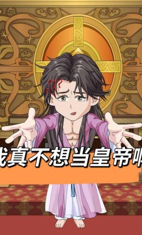 短剧《我真不想当皇帝啊》海报