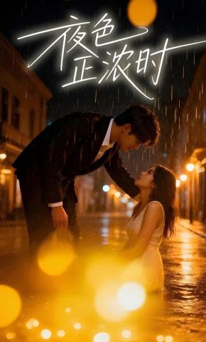 短剧《夜色正浓时》海报