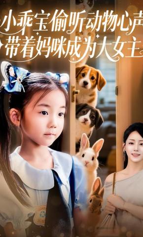 短剧《小乖宝偷听动物心声，带着妈咪成为大女主》海报