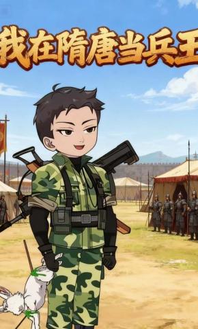 短剧《我在隋唐当兵王》海报