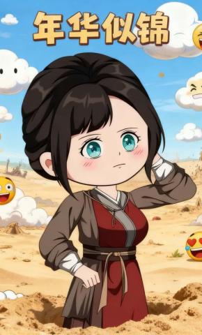 短剧《年华似锦》海报