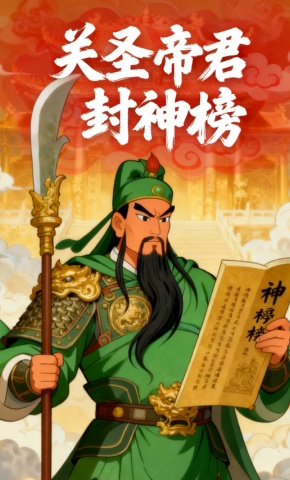 短剧《关圣帝君封神榜》海报