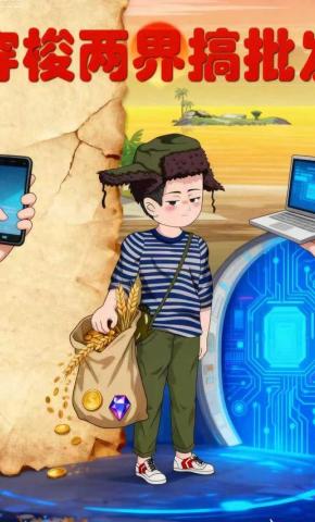 短剧《穿梭两界搞批发》海报