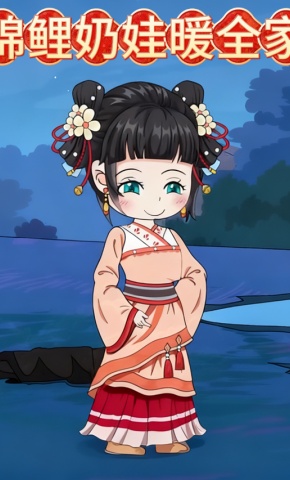 短剧《锦鲤奶娃暖全家》海报