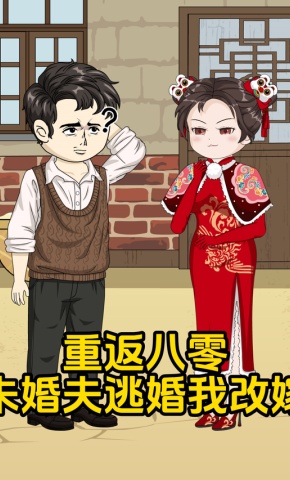 短剧《重返八零，未婚夫逃婚我改嫁》海报
