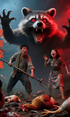 短剧蜜獾惊魂海报