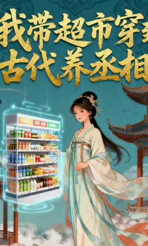 短剧《我带超市穿到古代养丞相》海报