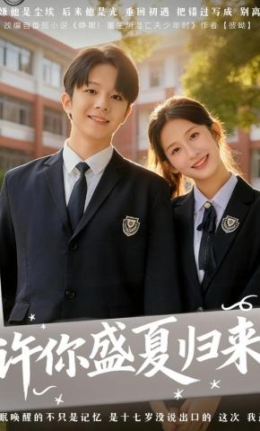 短剧《许你盛夏归来》海报