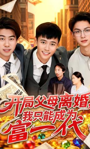 短剧《开局父母离婚，我只能成为富一代》海报