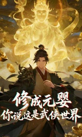 短剧《修成元婴，你说这是武侠世界》海报