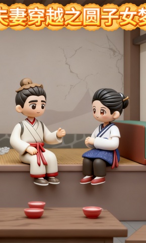 短剧《夫妻穿越之圆子女梦》海报