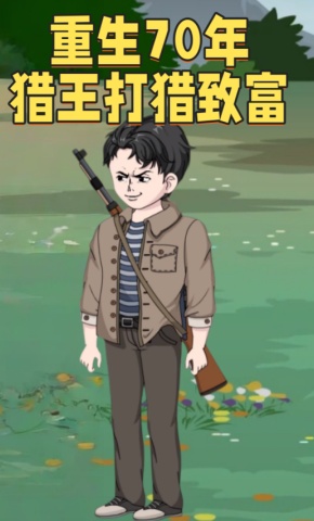 短剧《重生70年猎王打猎致富》海报