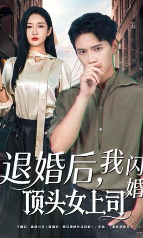 短剧《退婚后，我闪婚顶头女上司》海报