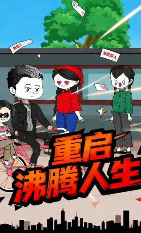 短剧《重启沸腾人生》海报