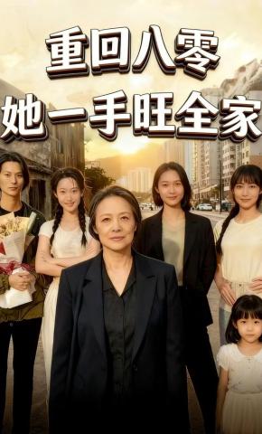 短剧《重回八零她一手旺全家》海报
