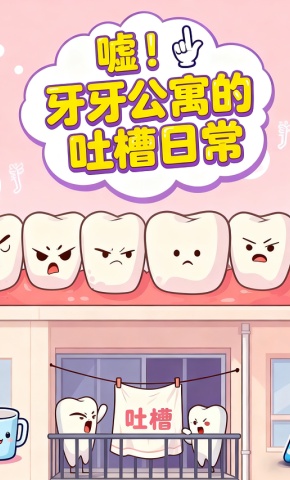 短剧《嘘！牙牙公寓的吐槽日常》海报