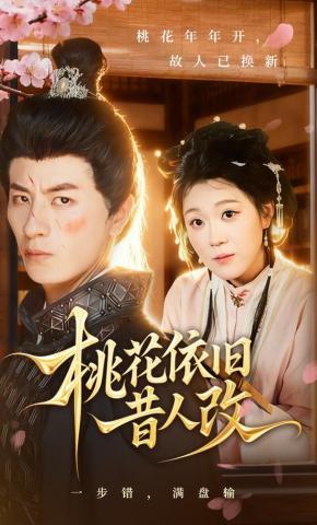 短剧《桃花依旧昔人改》海报