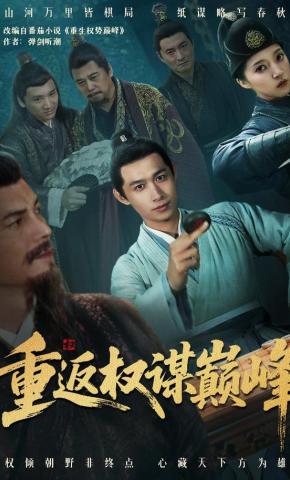 短剧《重返权谋巅峰》海报