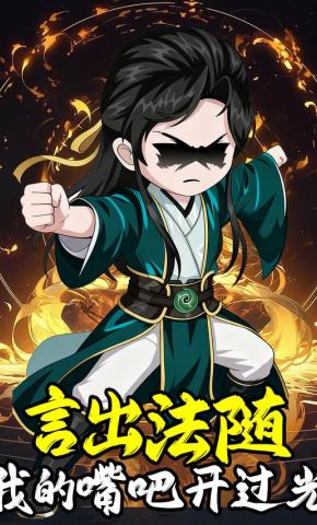 短剧《言出法随，我的嘴吧开过光》海报